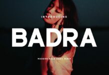 Badra Font Poster 1