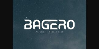 Bagero Font Poster 1