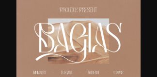 Bagias Font Poster 1