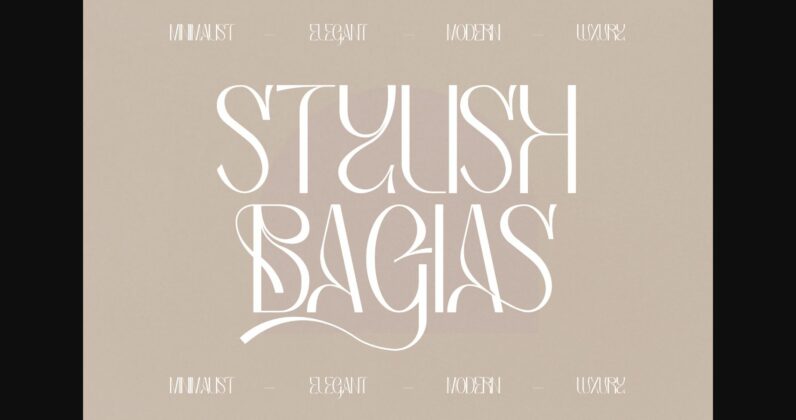 Bagias Font Poster 4