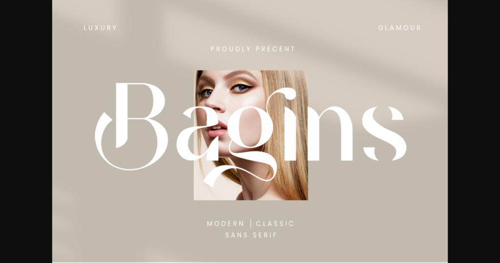 Bagins Font Poster 3