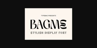 Bagme Font Poster 1