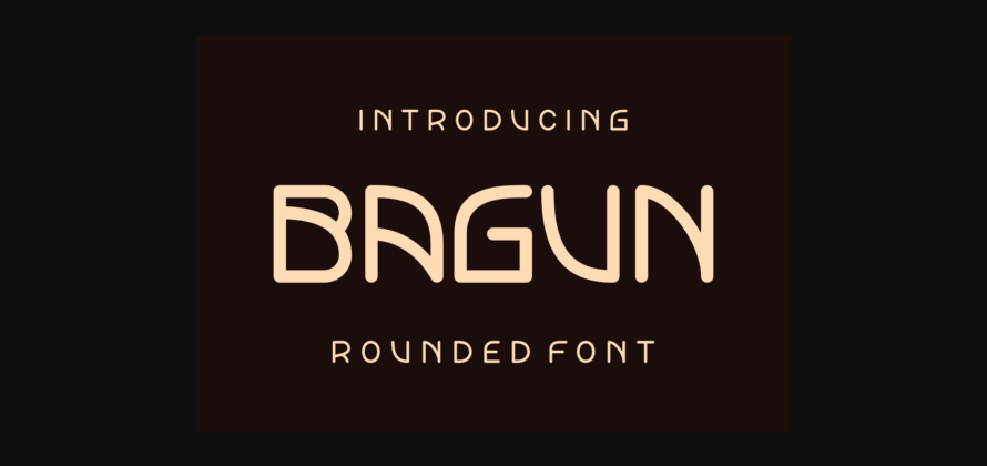 Bagun Font Poster 3