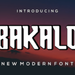 Bakalo Fonts