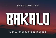 Bakalo Fonts