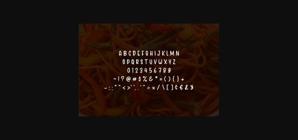 Bakmi Enak Font Poster 6