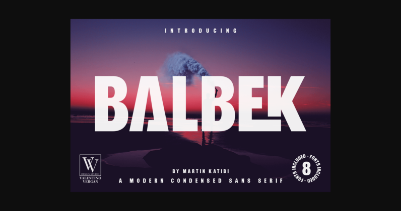 Balbek Font Poster 3