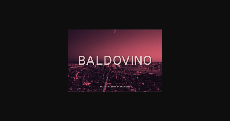 Baldovino Font Poster 3