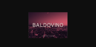 Baldovino Font Poster 1