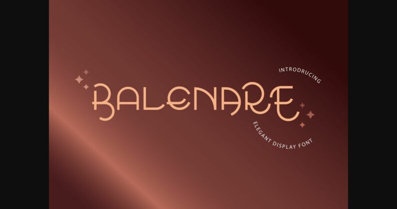 Balenare Font Poster 3