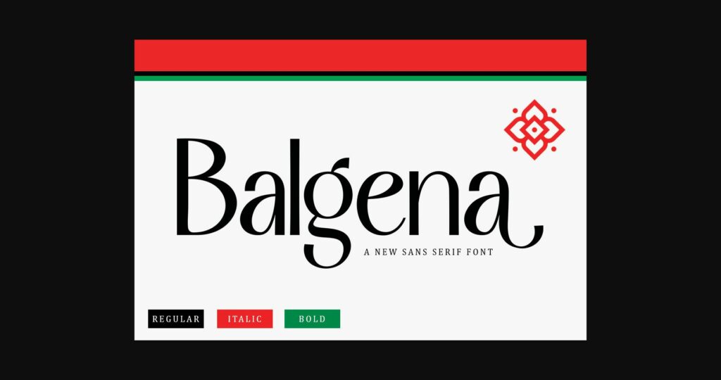 Balgena Font Poster 1