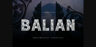 Balian Font Poster 1