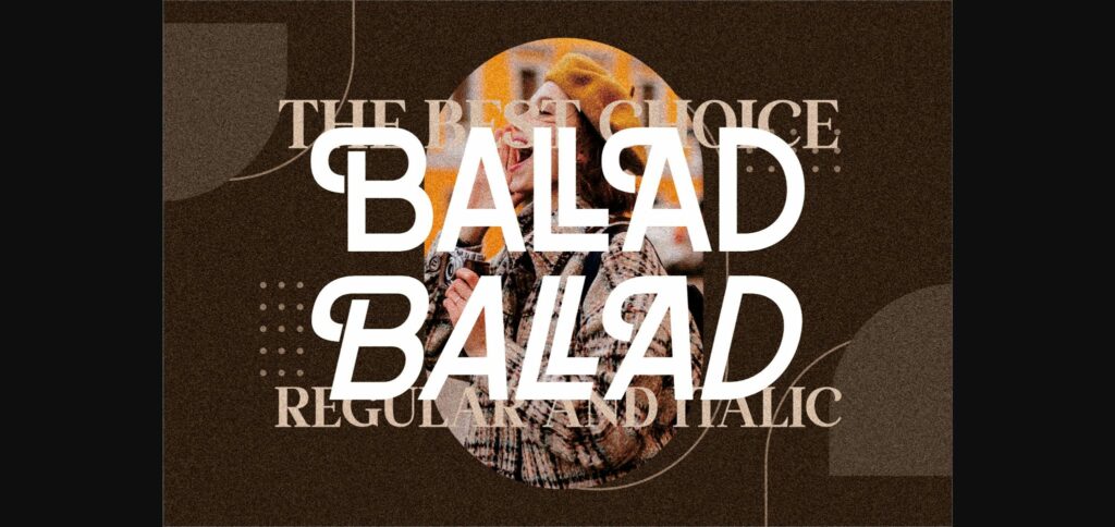 Ballad Font Poster 5