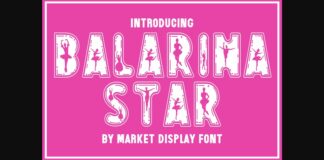 Ballerina Star Font Poster 1