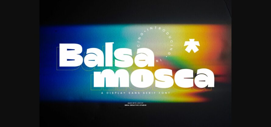 Balsamosca Font Poster 3