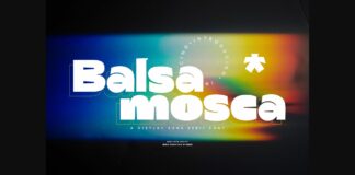 Balsamosca Font Poster 1