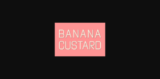 Banana Custard Font Poster 1