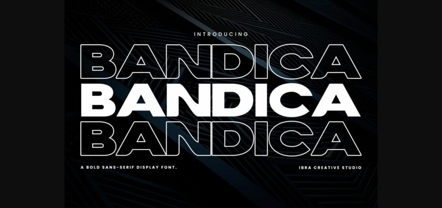 Bandica Font Poster 3