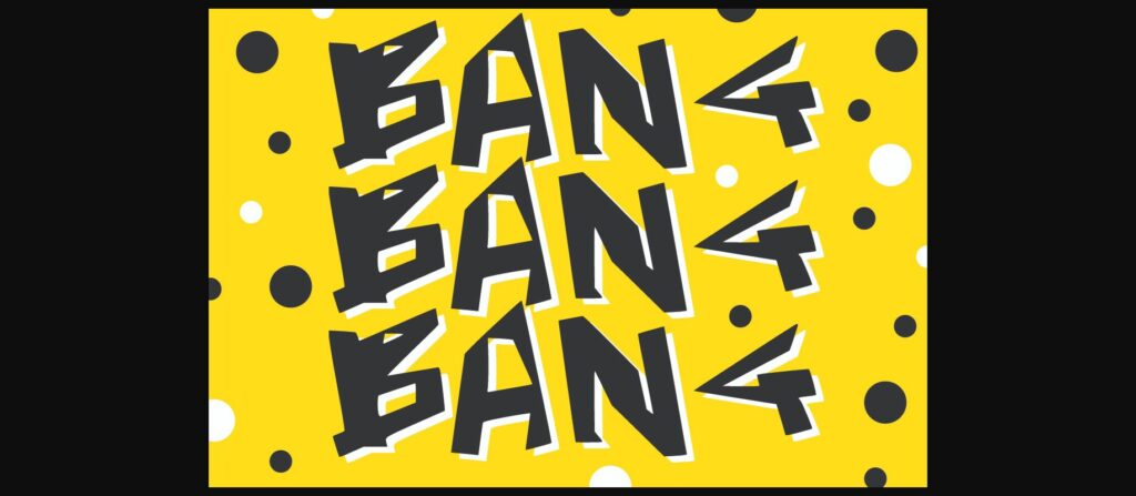 Bang Bang Bang Font Poster 1