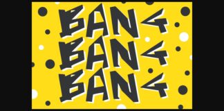 Bang Bang Bang Font Poster 1