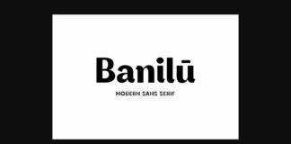 Banilu Font Poster 1