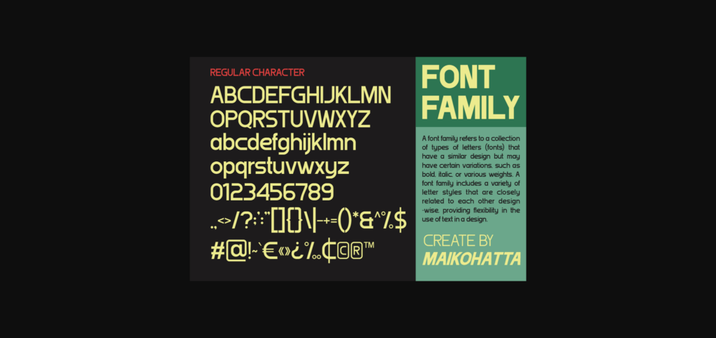 Bansed Font Poster 6