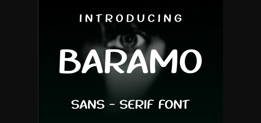 Baramo Font Poster 3