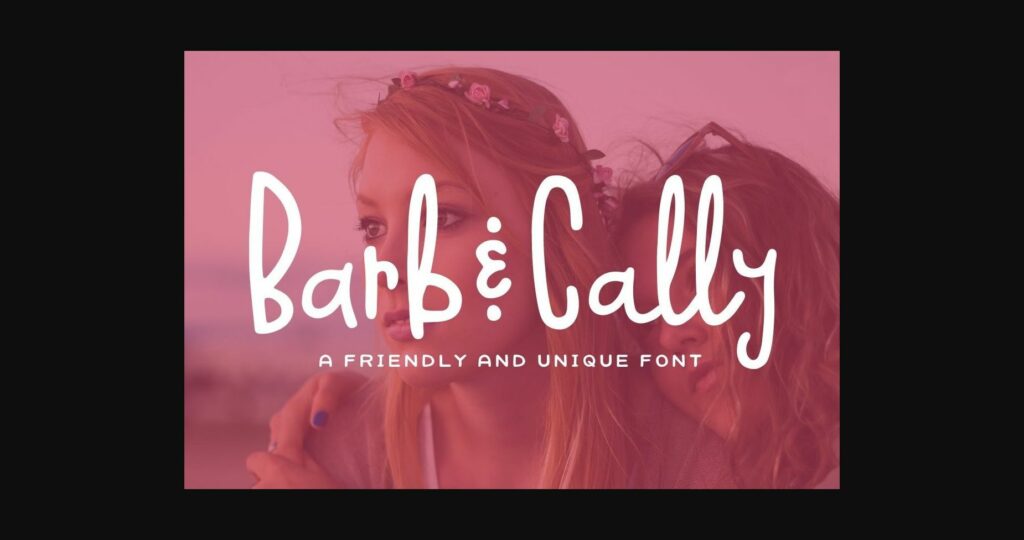 Barb and Cally Font Poster 3