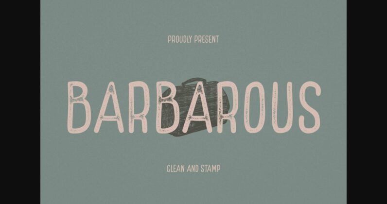 Barbarous Font Poster 3