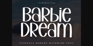 Barbie Dream Font Poster 1