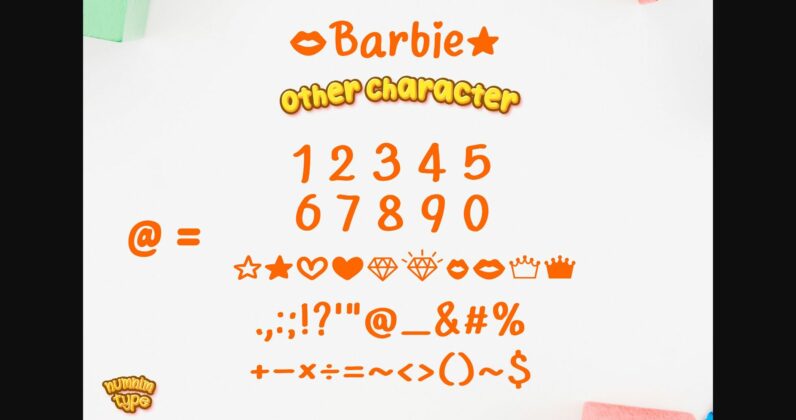 Barbie Font Poster 9