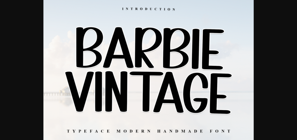 Barbie Vintage Font Poster 1