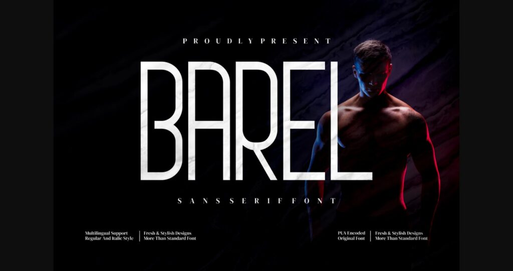 Barel Font Poster 3