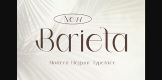 Barieta Font Poster 1