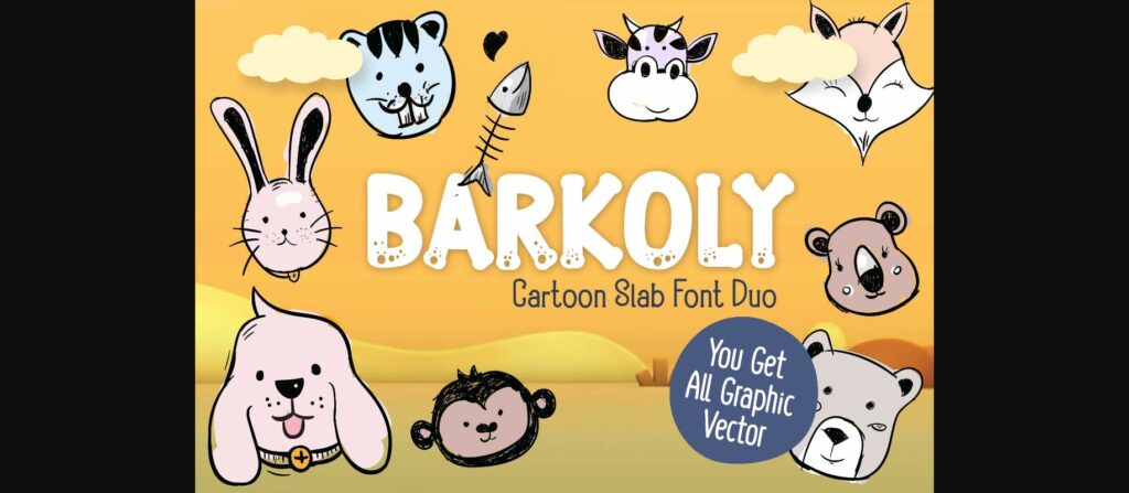 Barkoly Font Poster 1