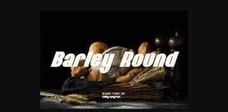 Barley Round Font Poster 1