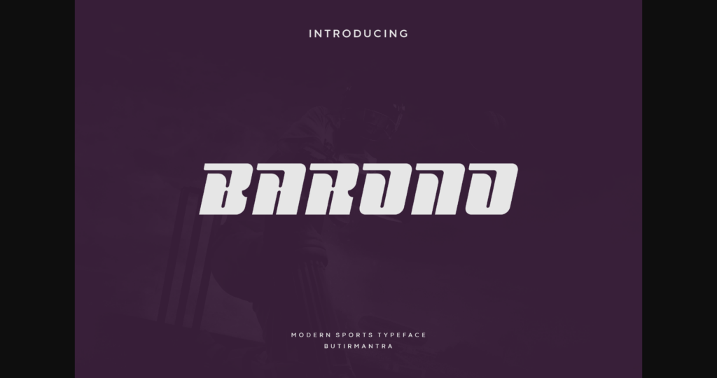 Barono Font Poster 3