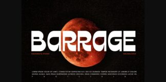 Barrage Font Poster 1