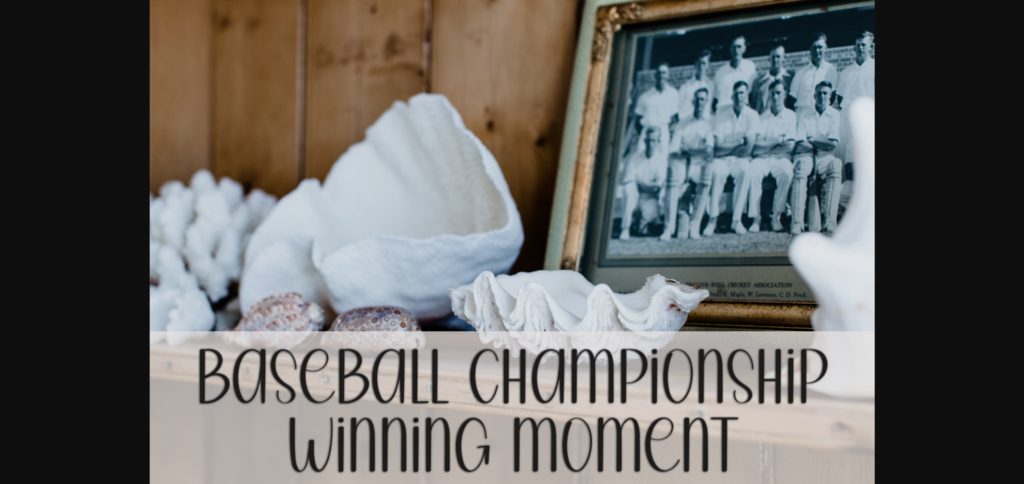 Baseball Champion Font Poster 2