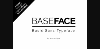 Baseface Font Poster 1