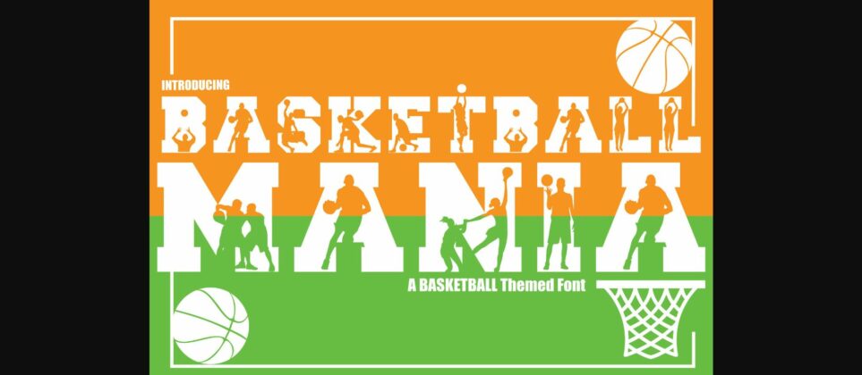 Basketball Mania Font Poster 1