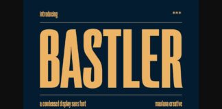 Bastler Font Poster 1