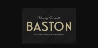 Baston Font Poster 1