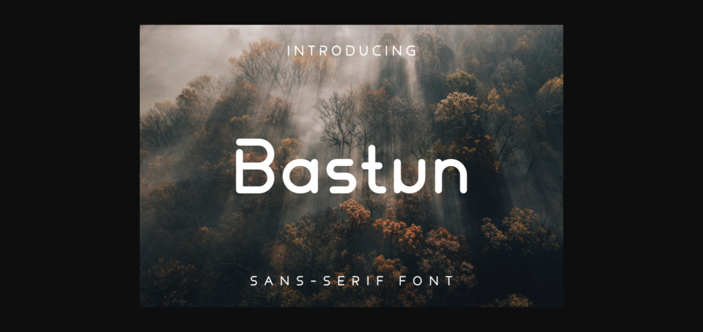 Bastun Font Poster 3