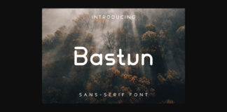 Bastun Font Poster 1