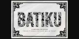 Batiku Font Poster 1