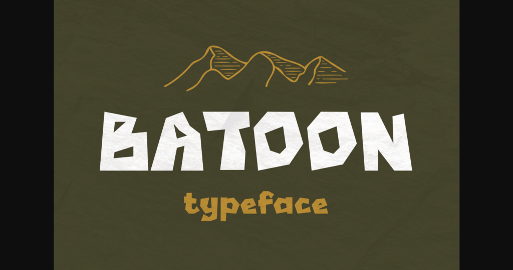 Batoon Font Poster 3