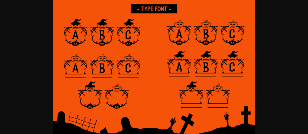 Batpumpkin Font Poster 6