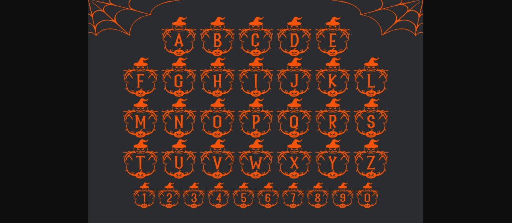 Batpumpkin Font Poster 7