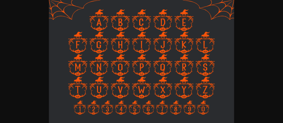 Batpumpkin Font Poster 7